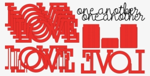 Layer The 5 Main Love Shapes, One By One, On Top Of - Graphic Design #3660909