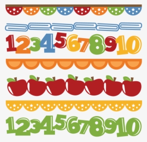 School Border Png Clipart School Scrapbooking Clip - Clip Art School Border #3660978