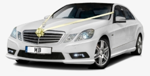 We Offer Car Hire With Chauffeur Service For Wedding - Mercedes Wedding Car Png #3661366