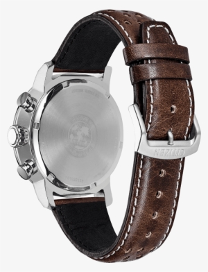 Gents Brycen Citizen Watch With Hickory Brown Leather #3661652