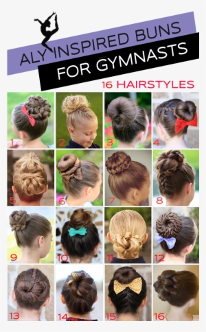 Gymnastics Hairstyles For Competition Day The Bun Edition - Hairstyle For Gymnastics Competition #3661901