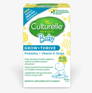 Culturelle Baby Grow And Thrive Drops Product Box - Culturelle Baby Probiotic #3662080