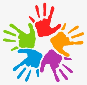Colorful Hands Clipart #3663160