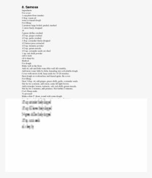 Samosaingredientsfor Cover - Document #3663559