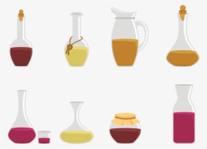 Wine Bottle Vector Png Download - Decanter #3663699