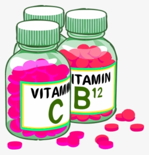 Molecules Clipart Bottle - Vitamin Clipart #3663705