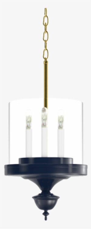 Little Greenwich Hanging Pendant With Brass - Chandelier #3663753