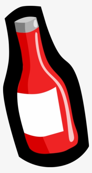 Vector Illustration Of Condiment Ketchup Sauce - Illustration #3663795
