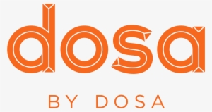 Dosa By Dosa Logo Blk Orange - Jpeg #3663875