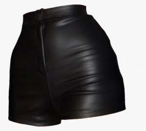 Leather Shorts Outfit, Black Leather Shorts, Leather - Mood Board #3664036