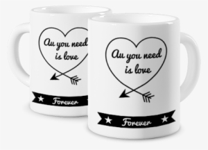 Photo Mug Coloured Mug Love Forever - Love #3664269