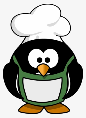 Rectangle Magnet Little Round Penguin Bbq Grill King #3664541