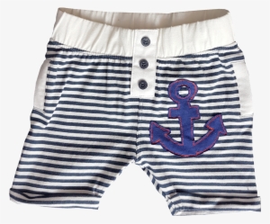 Kurze Hose Weiss/navyblau Größe - Trousers #3664894