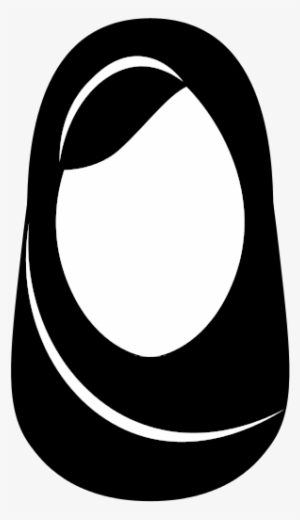 Middle Eastern Woman Face Isolated - Circle #3664919