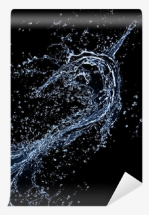 Abstract Water Splash Shape, Isolated On Black Background - Sarah's Journey Of Faith (hardcover) #3665370