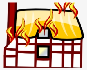 Dubai Clipart Png - Clip Art Burning House #3665461