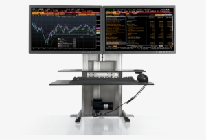 One Touch Sit-stand Dual - Stand Steady Ergotech One Touch Sit Stand Desk Converter #3665553