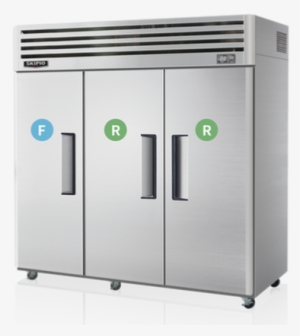 3 Door Duel Temperature Fridge / Freezer - Refrigerator #3665877