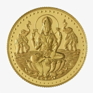 Lakshmi Gold Coin Download Transparent Png Image - Dhanteras 2017 #3668275