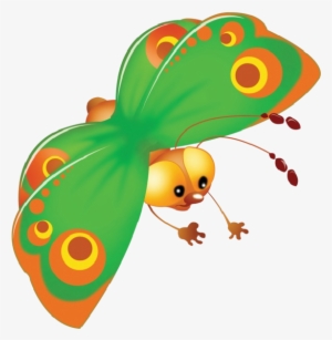 Baby Butterfly Cartoon Clip Art Pictures - Clipart Gratis #3669031