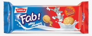 Fab Milky Sandwich - Parle Hide & Seek Fab Orange Cream Biscuits #3669154