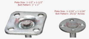 1-1/2" Carpet Wheel Metal Ball Caster With Antique - Machine #3669733