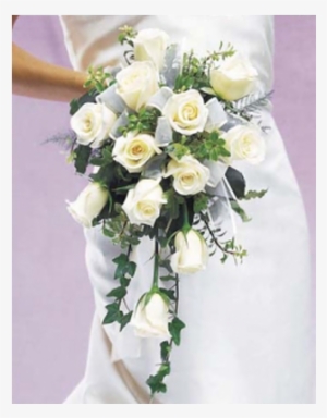 Cream Rose Bridal Bouquet - White Rose Bouquet #3669770