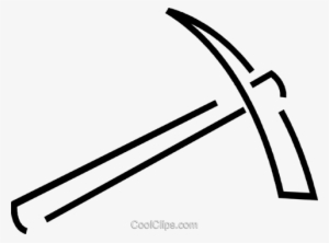 Pick Axe Royalty Free Vector Clip Art Illustration - Pick Axe Clip Art #3670067