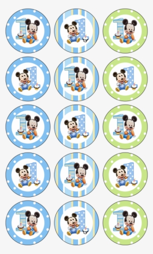 Mickey Mouse 1st Birthday Or (30x #3670631