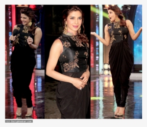 Bollywood Replica Priyanka Chopra In Ivory Georgette - Priyanka Chopra In Indo Western #3670914