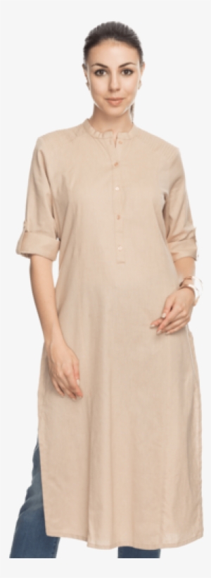 Womens Mandarin Collar Kurta - Kurta With Closed Collar Ladies #3671067