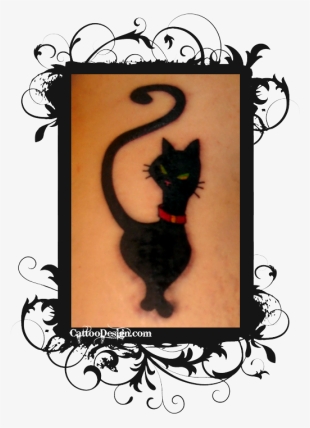 Add A Gold Angel Crown With Maybe Wings - Black Panther Cub Tattoo #3671882