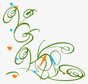 How To Set Use Decorative Swirl Green Clipart - Swirl Hearts Svg Free #3672352