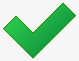 Sign Checkmark01 Green - Green Mark Sign #3672400