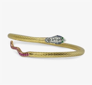 Custom Yellow Gold Bangle - Engagement Ring #3672669