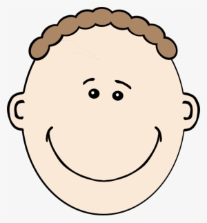 Man Face Clip Art At Clker - Cartoon Boy Face #3672906