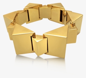 A Retro 14k Gold Faceted Link Bracelet, By Black, Starr #3672907