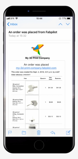 3d Printing Quotation Email - 3d Printing #3674000