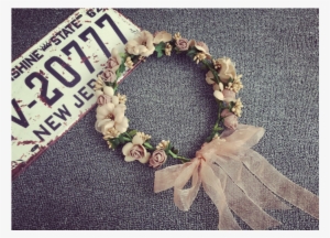 Women Faux Flower Hair Garland Headband Floral Wreath #3675058