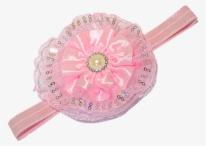 Beautiful Pink Flower Headband For Baby And Kids - Headband #3675091