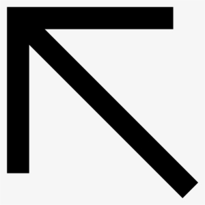 Up Left Icon - Pointing Arrow Up Transparent Png #3675550