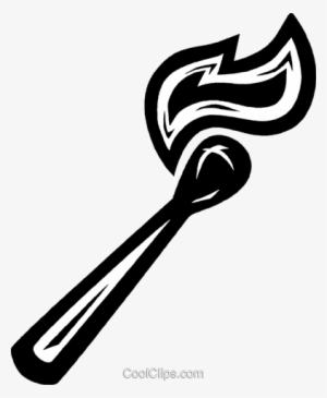 Match Stick Royalty Free Vector Clip Art Illustration - Match Stick Clipart Free #3677853