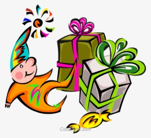 Birthday/presents Royalty Free Vector Clip Art Illustration #3677893