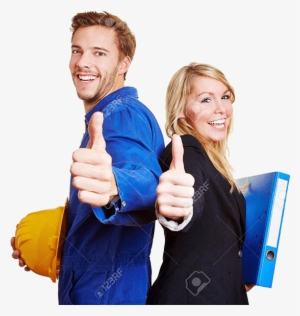 16979691 Happy Construction Worker In Overall And Business - 123rf #3678358