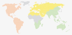 Americas Asia Europe - World Map #3678802