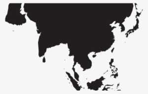 Asia Map China - Asia Pacific Gray Map #3679378