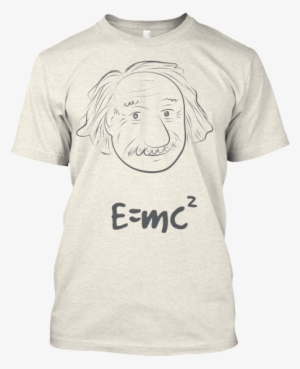 E=mc2 Albert Einstein Cartoon Tee Shirt - Lunar Module T Shirt #3679608