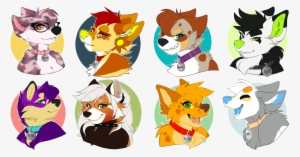 Furry Badge Headshot Base 195306 - Furry Headshot Badges #3680359