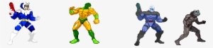 1 Captain Cold 2 Mirror Master 3 Mister Freeze 4 Black - Black Manta Mugen Sprites #3680726
