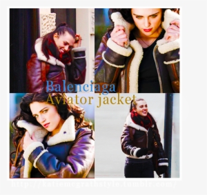 Balenciaga Aviator Jacket - Katie Mcgrath Joe Dempsie #3680951